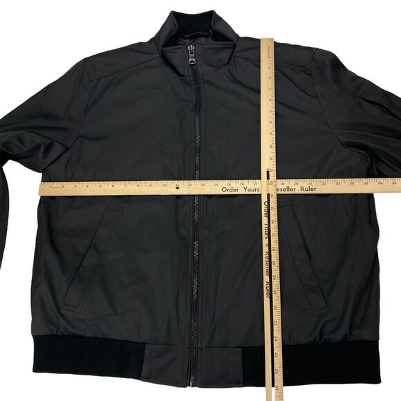 Calvin Klein Jacket Mens Size XL Black 100% Polyester Long Sleeve Full Zipper - Picture 3 of 16